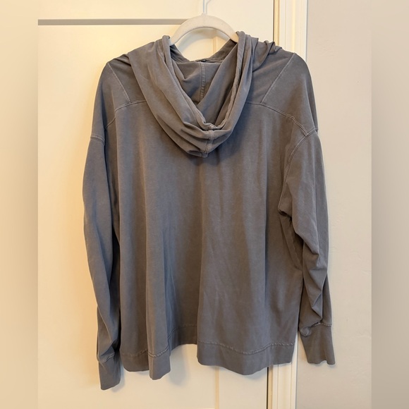 FP Movement by Free People Olive Green Oversized Hoodie Sweatshirt - Picture 3 of 4